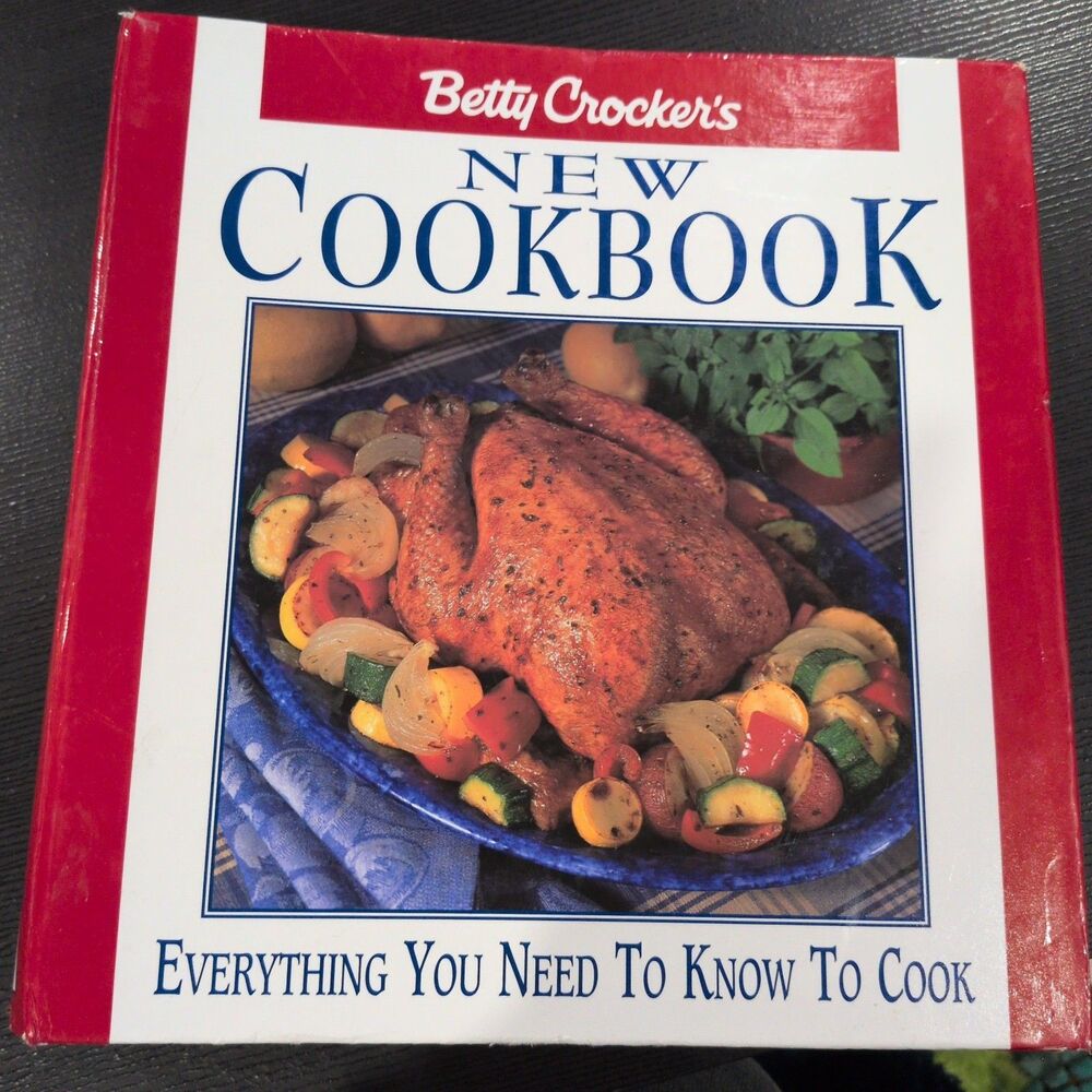 Betty Crocker New Cookbook Red 5-Ring Binder Everything You Need To Know To Cook